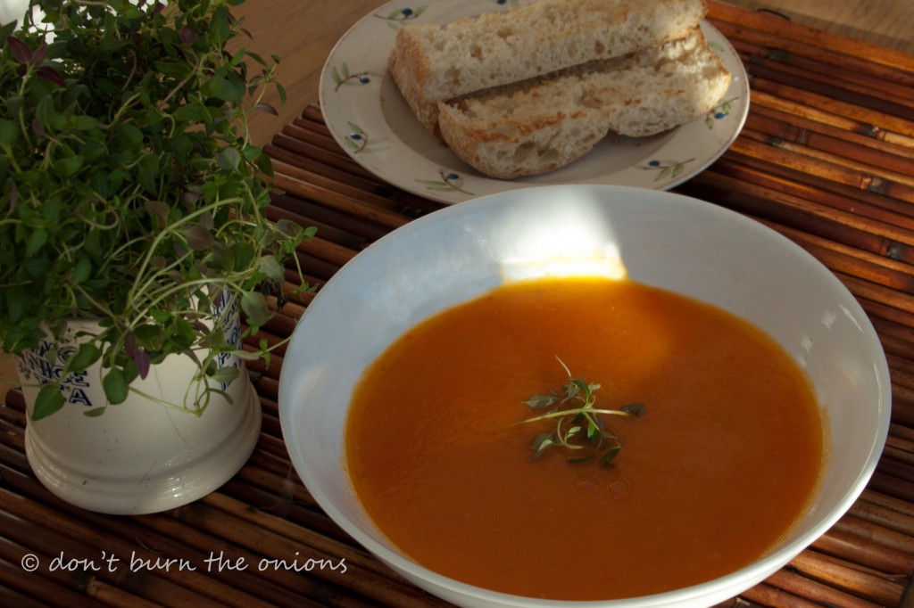 Home-made tomato Soup